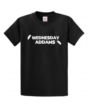 Addams Funny Family Wednesday Outcast Mysterious Series Unisex Kids and Adults T-shirt 